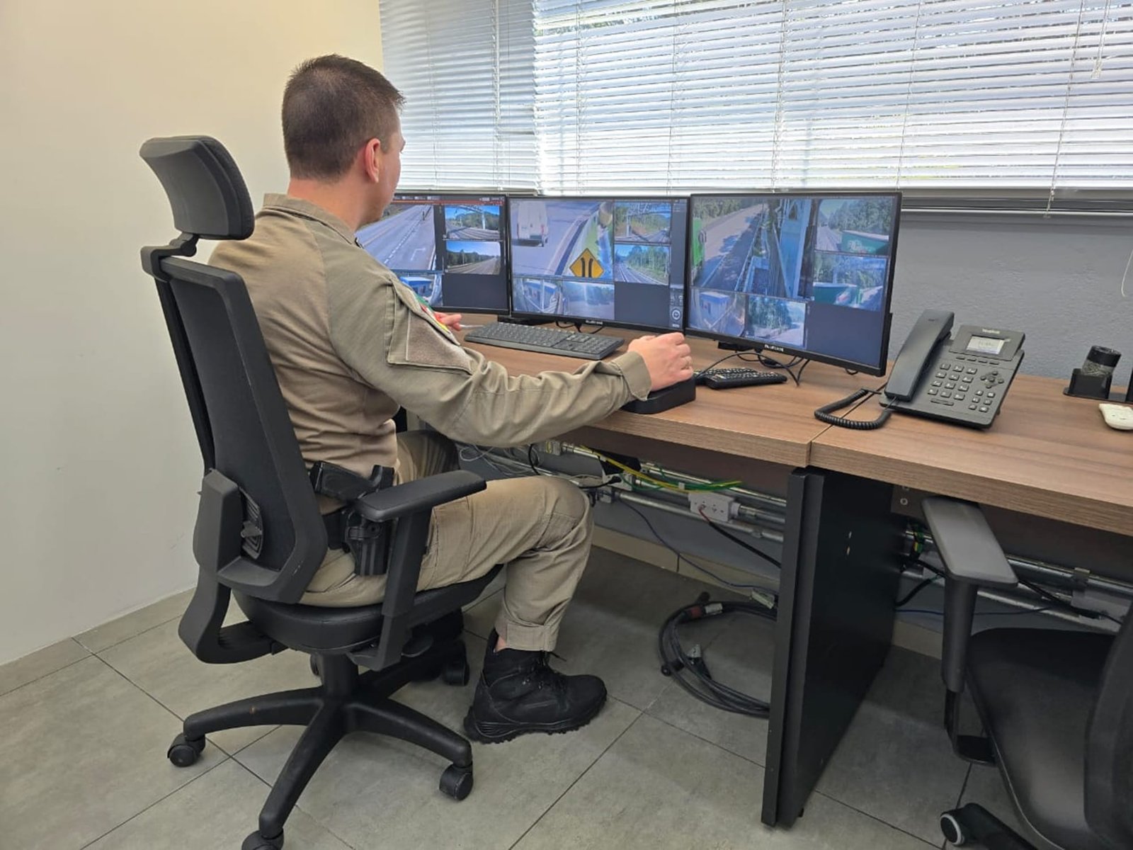 Pórticos de free flow recebem tecnologia interligada à Brigada Militar