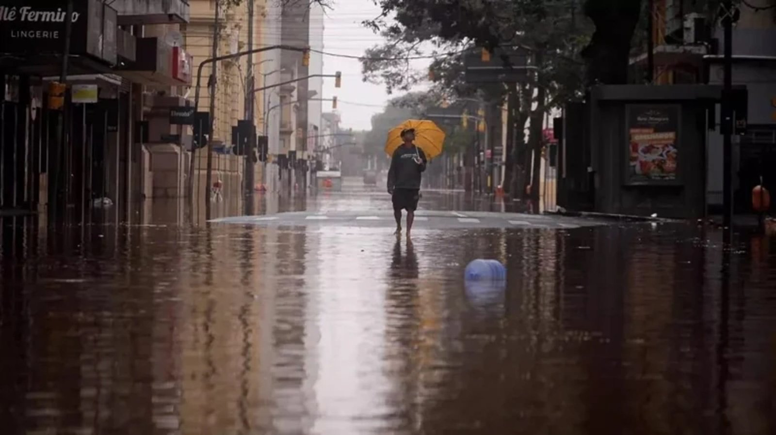 Defesa Civil emite risco de inundação em áreas do RS