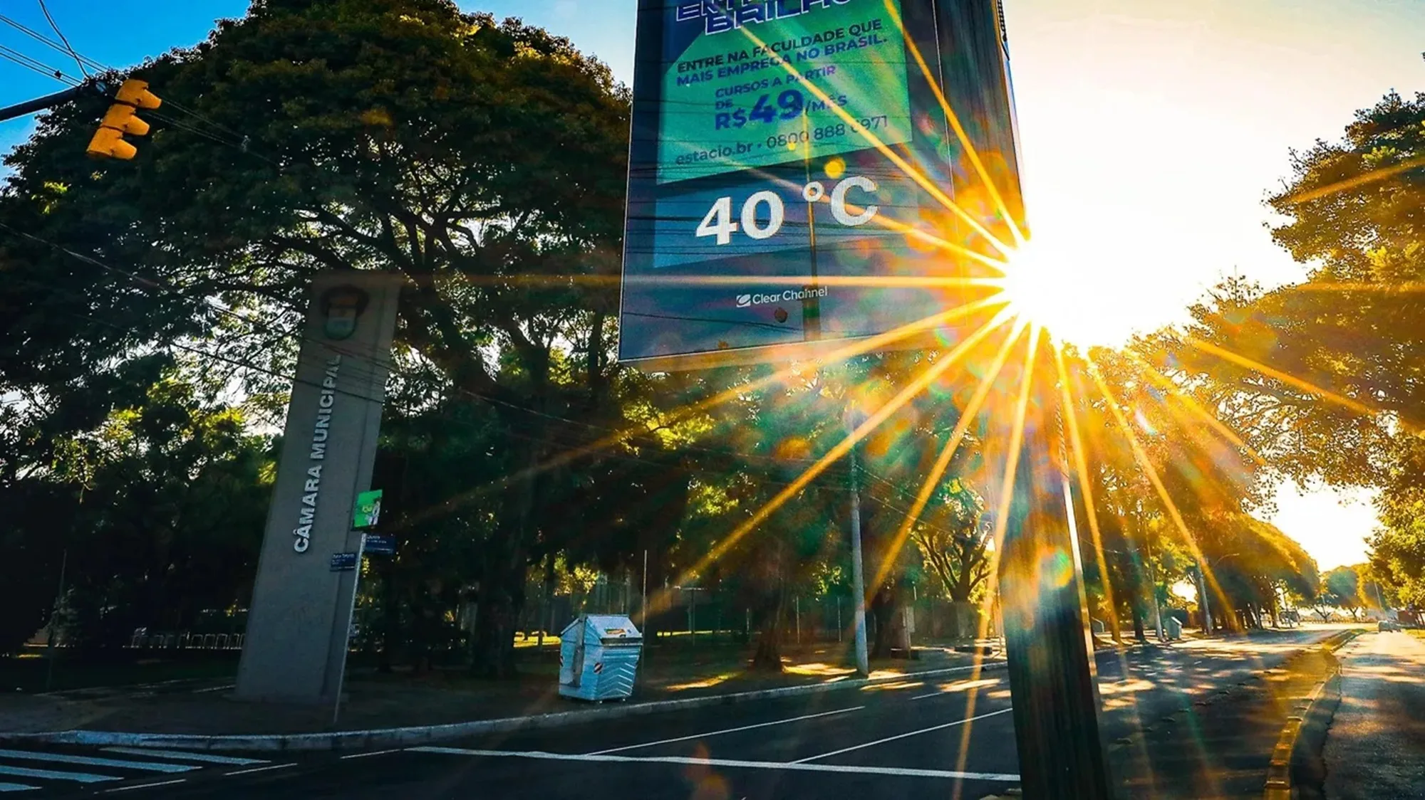 Massa de ar quente segue no RS nesta quarta; Veja a previsão 1 tempo onda de calor