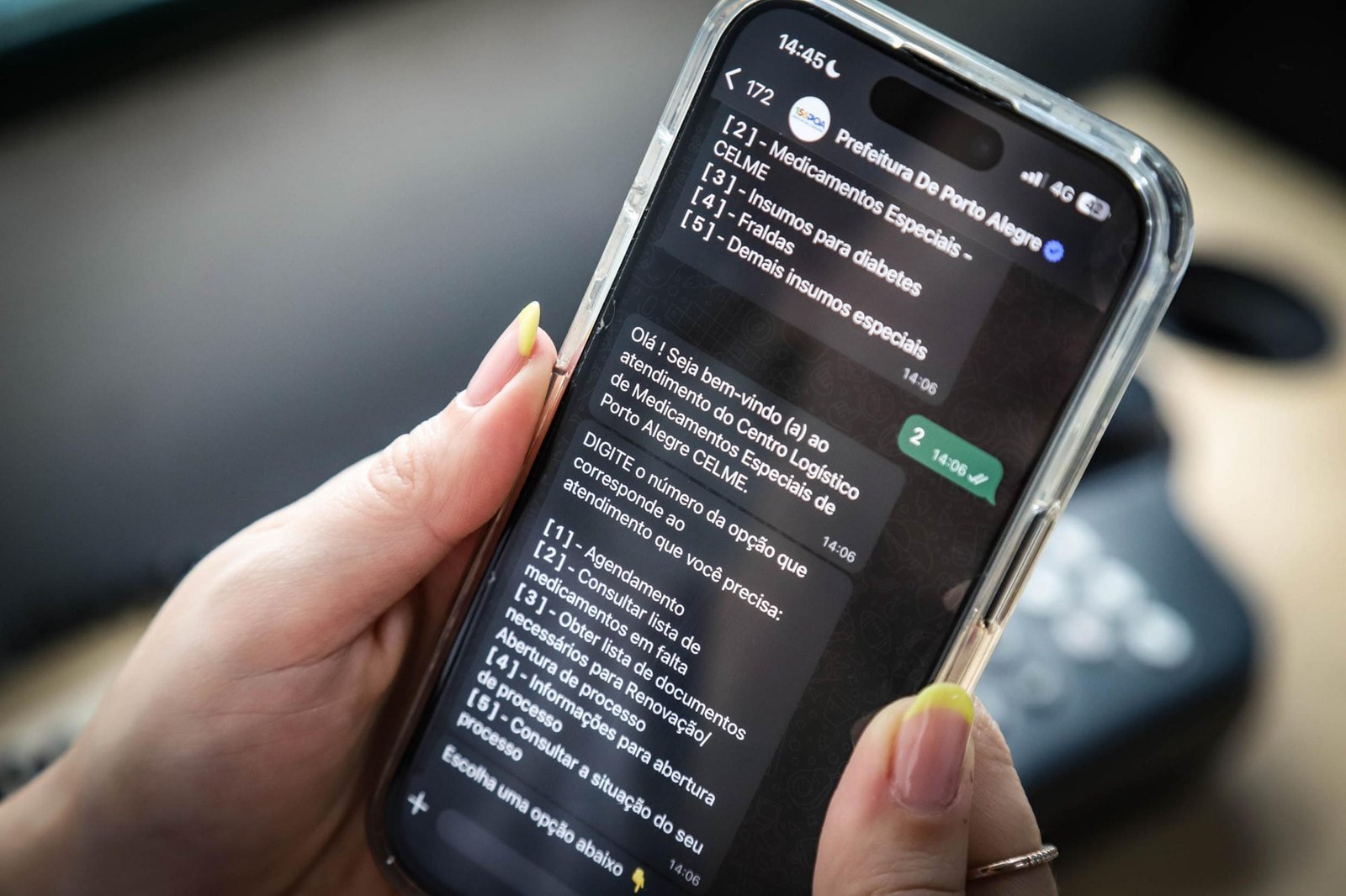 Veja como renovar processos de medicamentos especiais pelo WhatsApp em Porto Alegre 7 Veja como renovar processos de medicamentos especiais pelo WhatsApp em Porto Alegre
