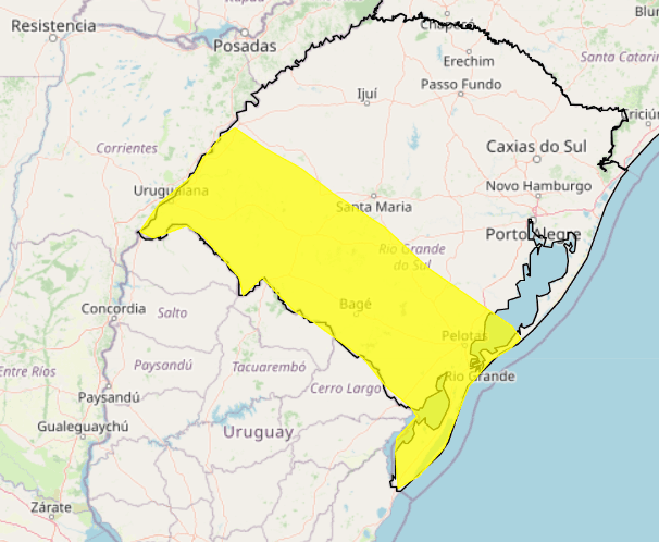 Inmet emite alerta para vento forte em parte do RS 2 alerta vento 1 1