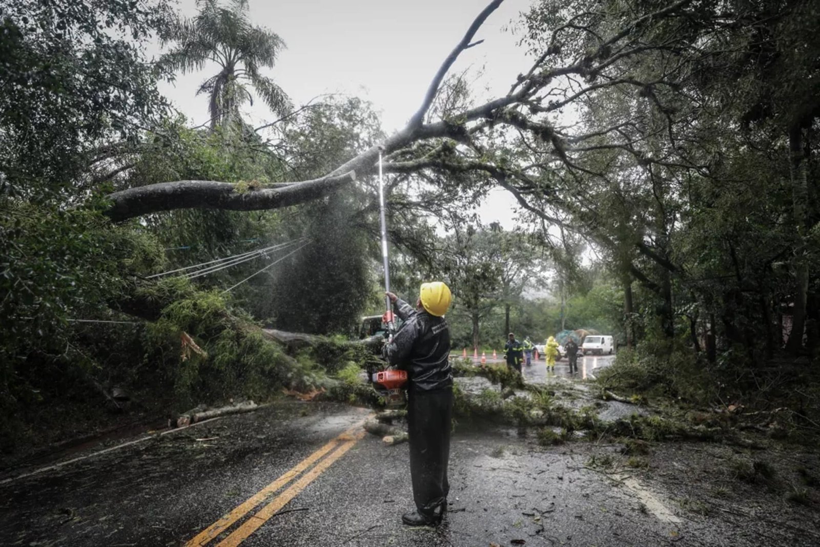 São Borja registra rajadas de vento acima de 90km/h