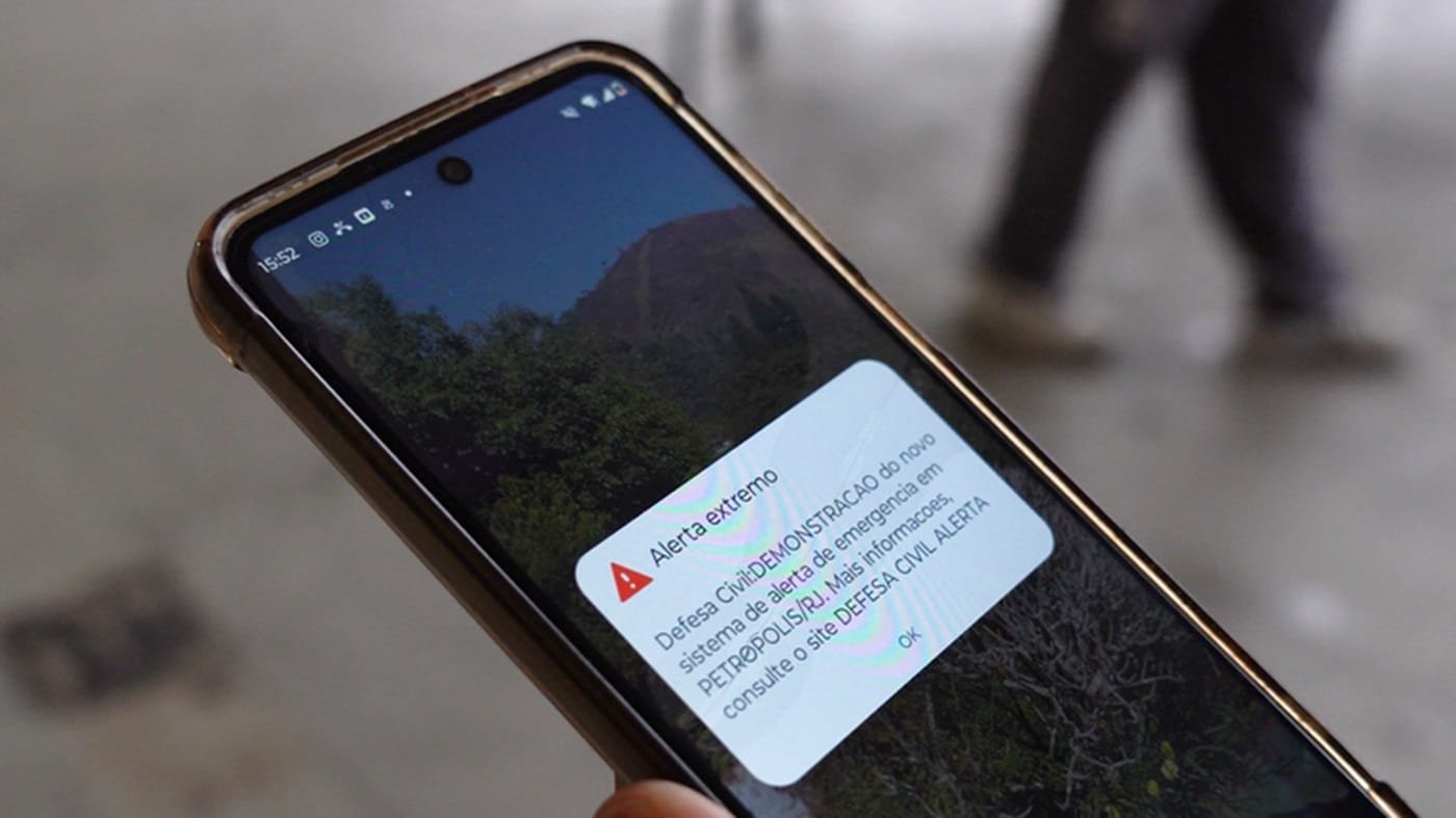 Alertas da Defesa Civil Nacional estão temporariamente fora do ar