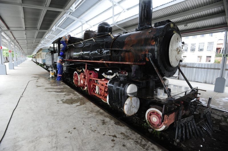 Gare da Estação, em Santa Maria, ganhará Memorial Ferroviário 2 Restauro na Gare da Estacao em Santa Maria Foto Marcelo Oliveira3