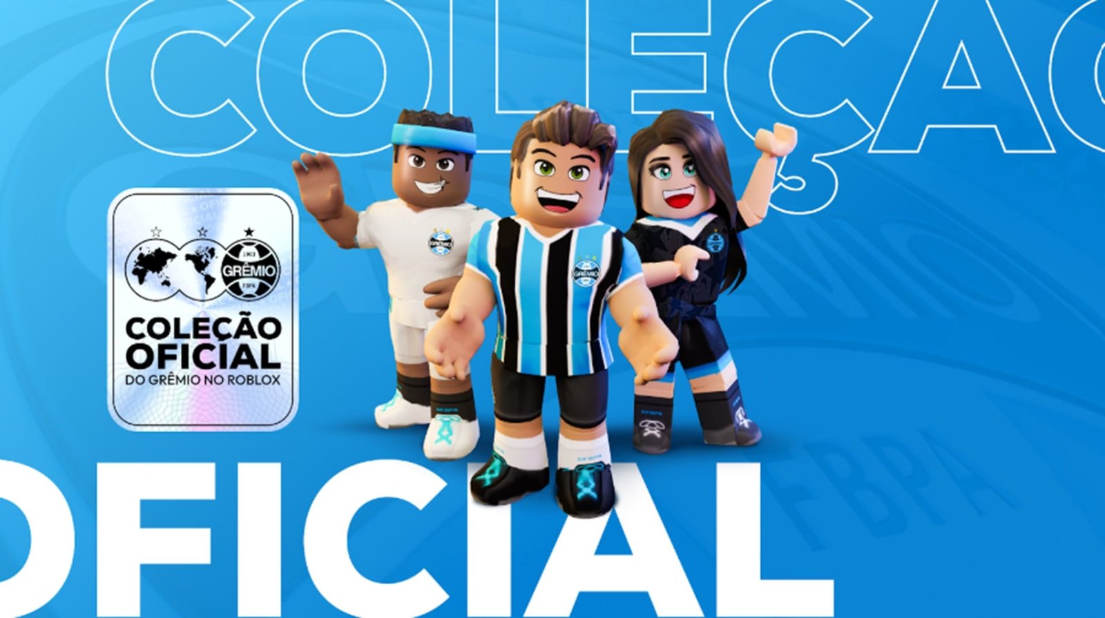 Grêmio lança uniforme oficial no Roblox