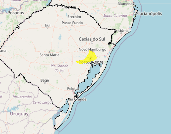 Inmet emite alerta para tempestade na Região Metropolitana de Porto Alegre 2 alerta tempestade 1 1