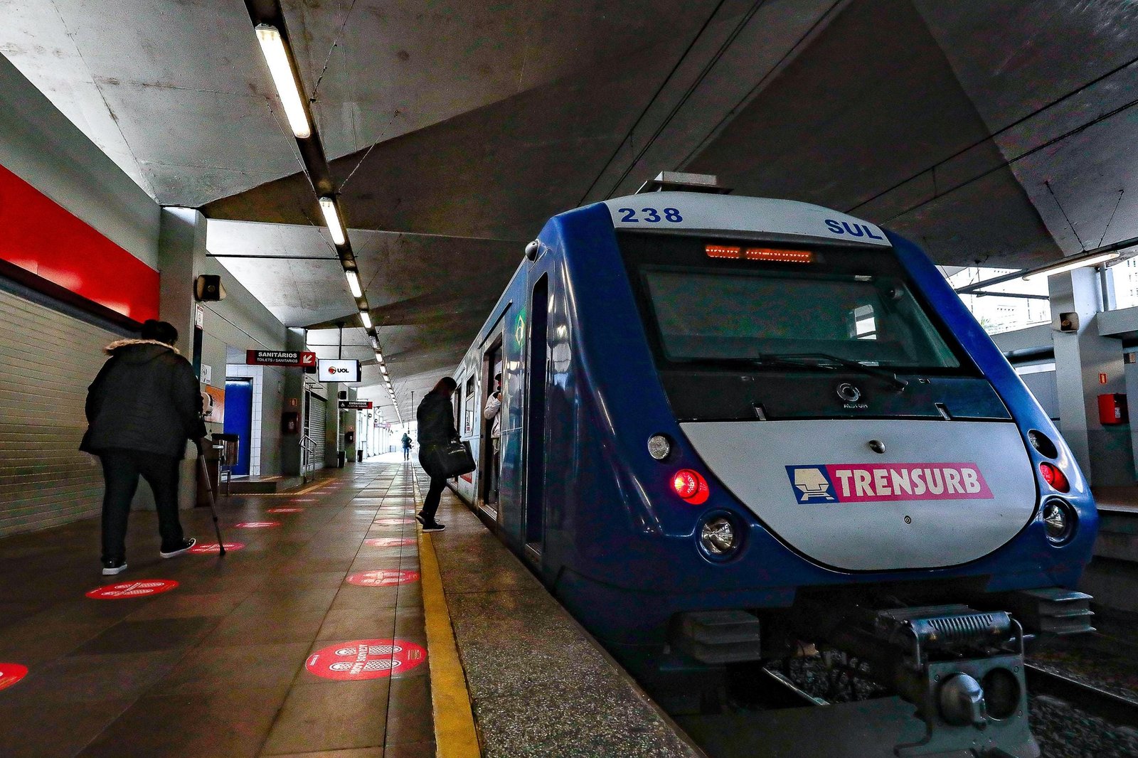 Obras provocam alteração na operação da Trensurb 2 Obras provocam alteração na operação da Trensurb