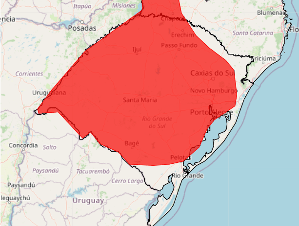 Onda de calor: Inmet emite alerta vermelho para áreas do RS 2 alerta vermelho