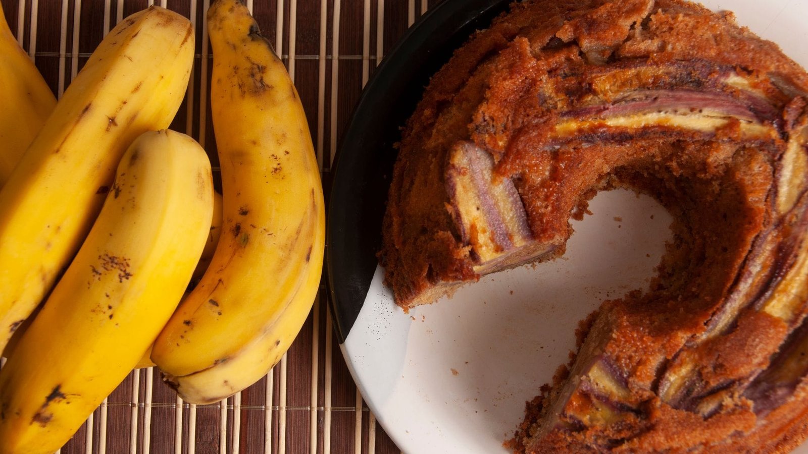Bolo de Banana Sem Açúcar