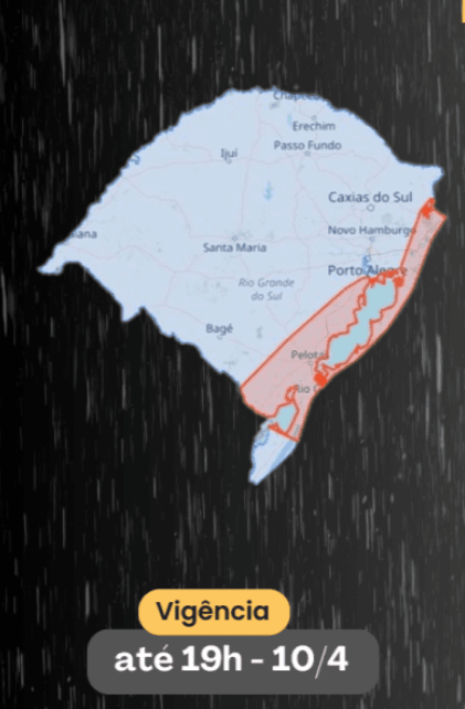 Defesa Civil alerta para chuva forte e rajadas de vento em áreas do RS 2 defesa civil vento