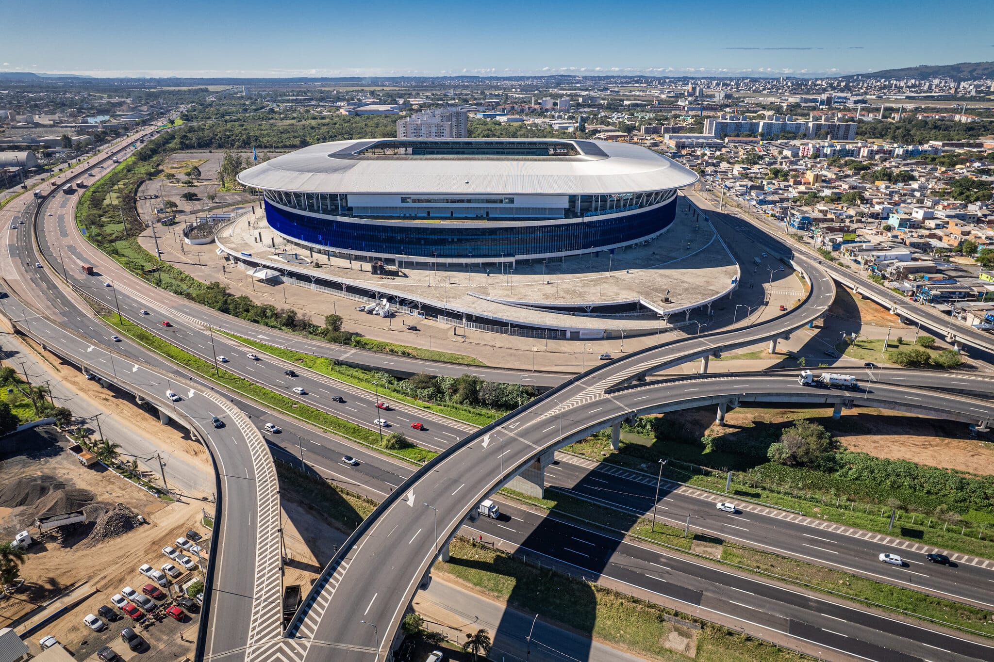 Prefeitura de Porto Alegre recebe projeto da alça de acesso da Arena do Grêmio à FreeWay 2 Prefeitura de Porto Alegre recebe projeto da alça de acesso da Arena do Grêmio à FreeWay