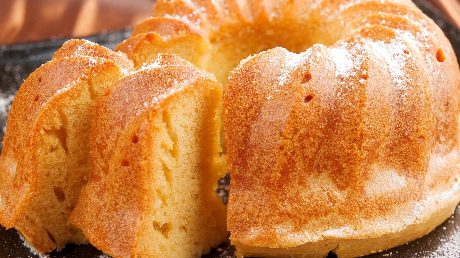 Receita de Bolo de Baunilha com Pudim em Pó