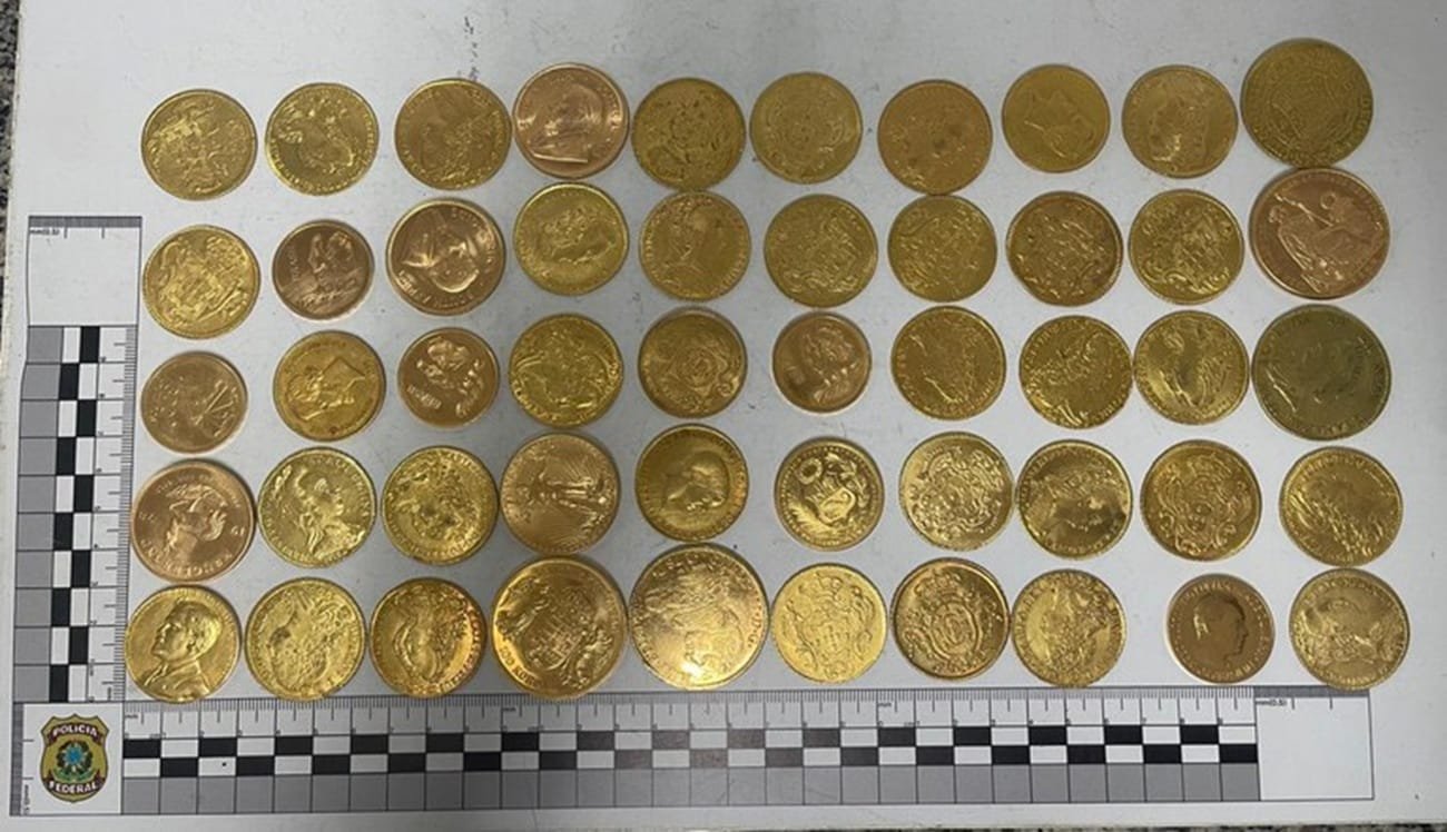 Homem é preso com moedas de ouro no Aeroporto Salgado Filho