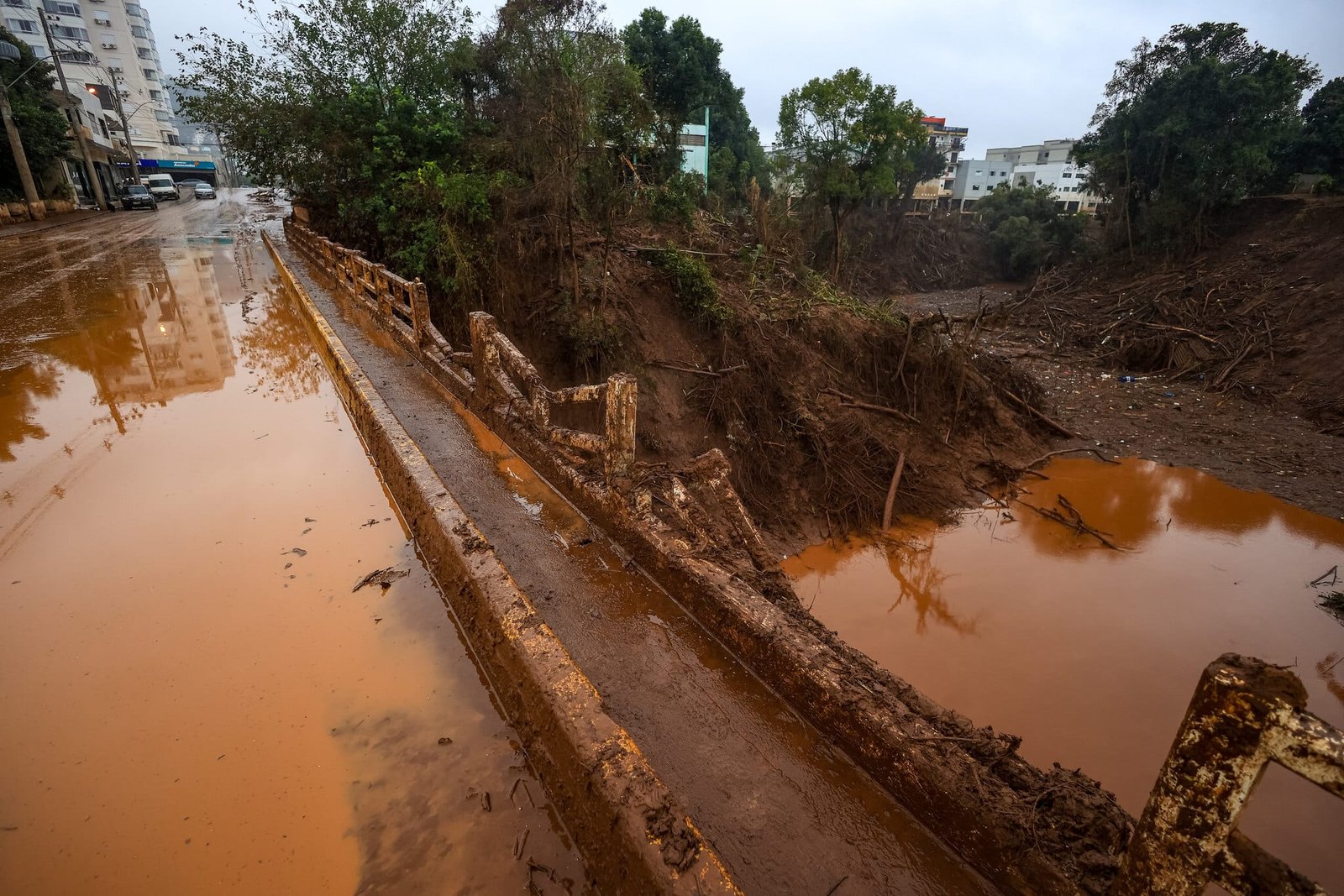 Defesa Civil emite alerta para risco muito alto de inundação em Dona Francisca