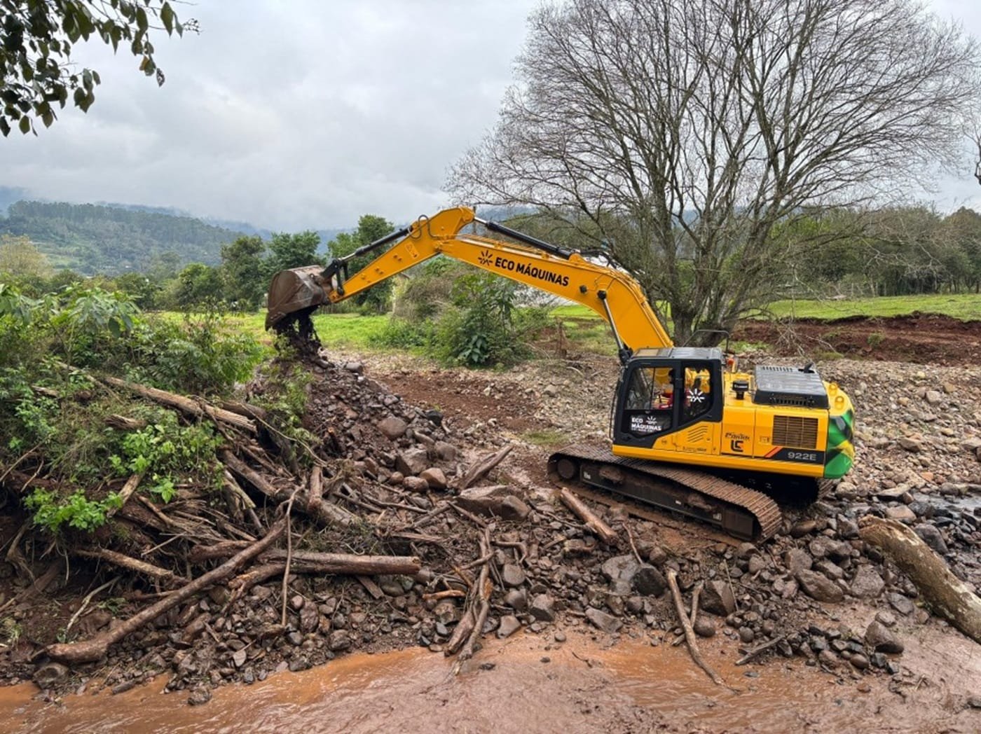 Começam obras de prevenção a enchentes em arroios de Encantado