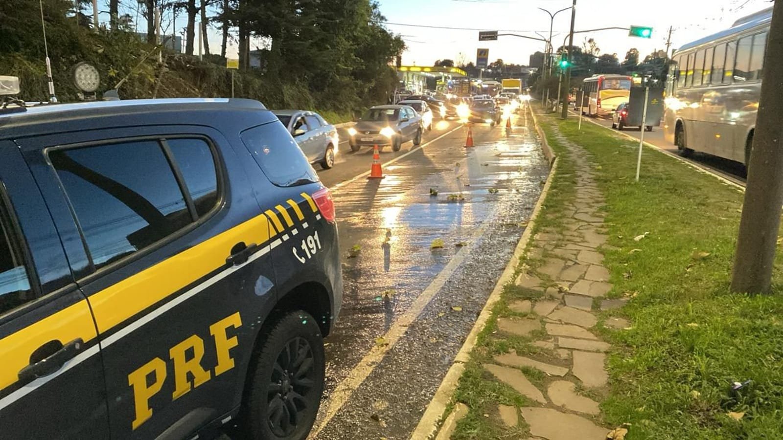 PRF alerta para possibilidade de gelo em trechos da BR-116 e BR-470