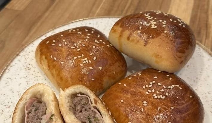 Hambúrguer de Forno Recheado