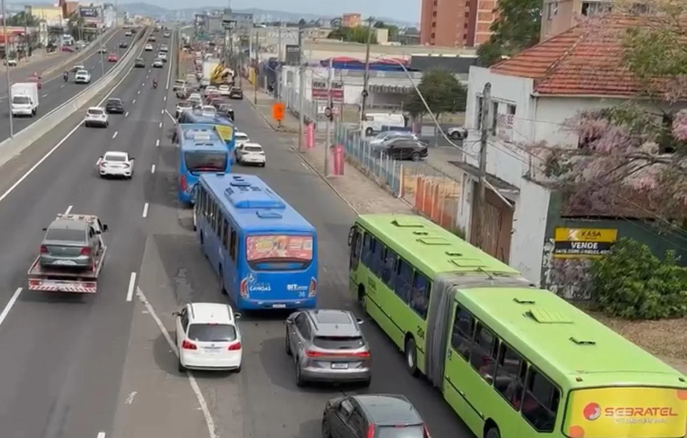 Trânsito na BR-116 em Canoas terá alteração para obras no viaduto da Refap 1 dnit canoas