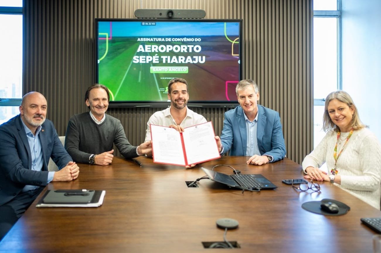 Governador aprova liberação de recursos para obras no aeroporto de Santo Ângelo