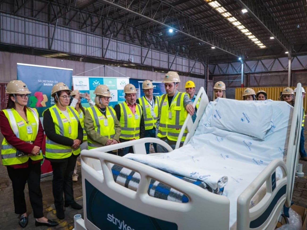 Santa Casa de Rio Grande recebe camas hospitalares