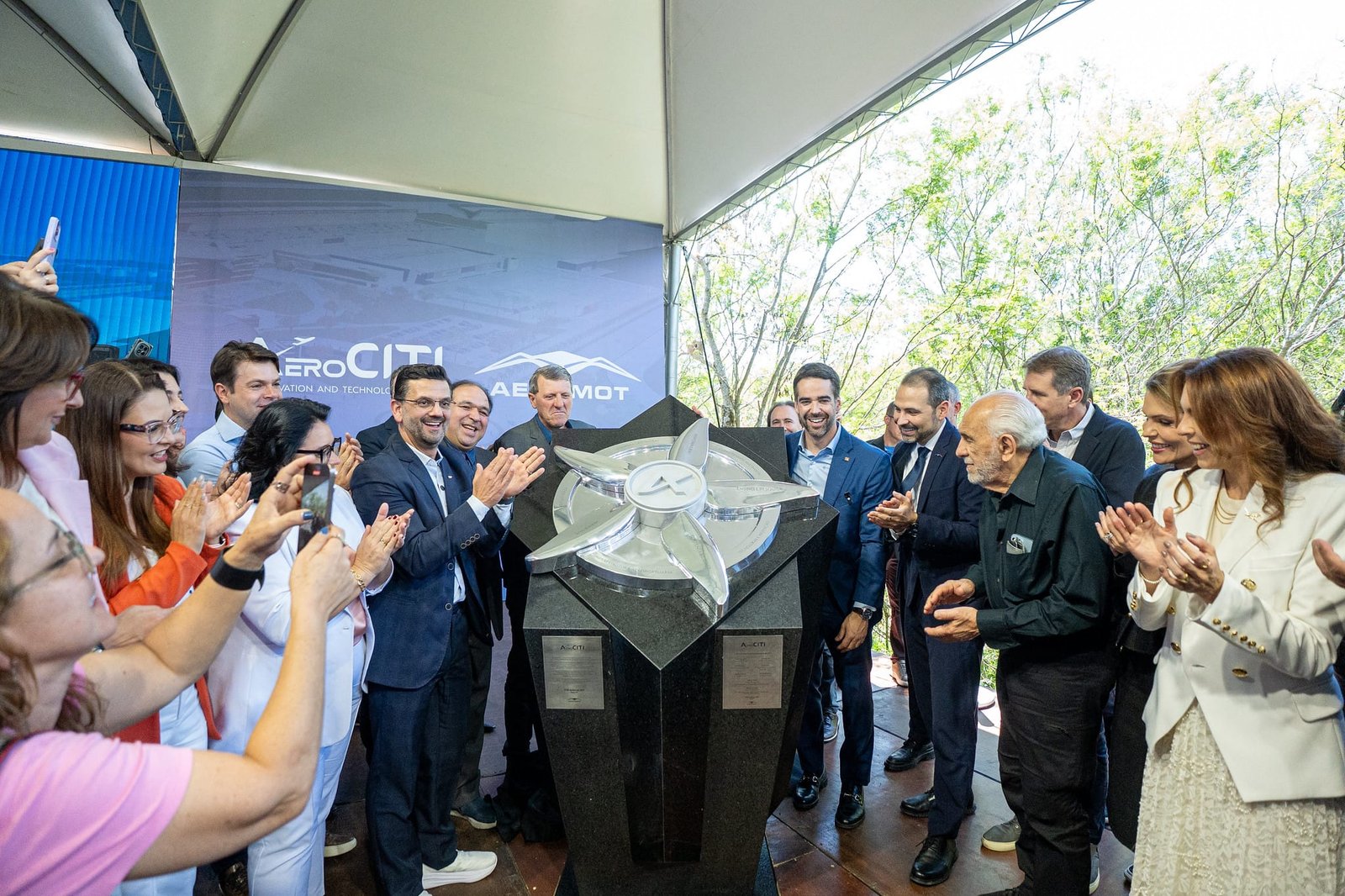 Lançamento da pedra fundamental do AeroCITI é realizado em Guaíba