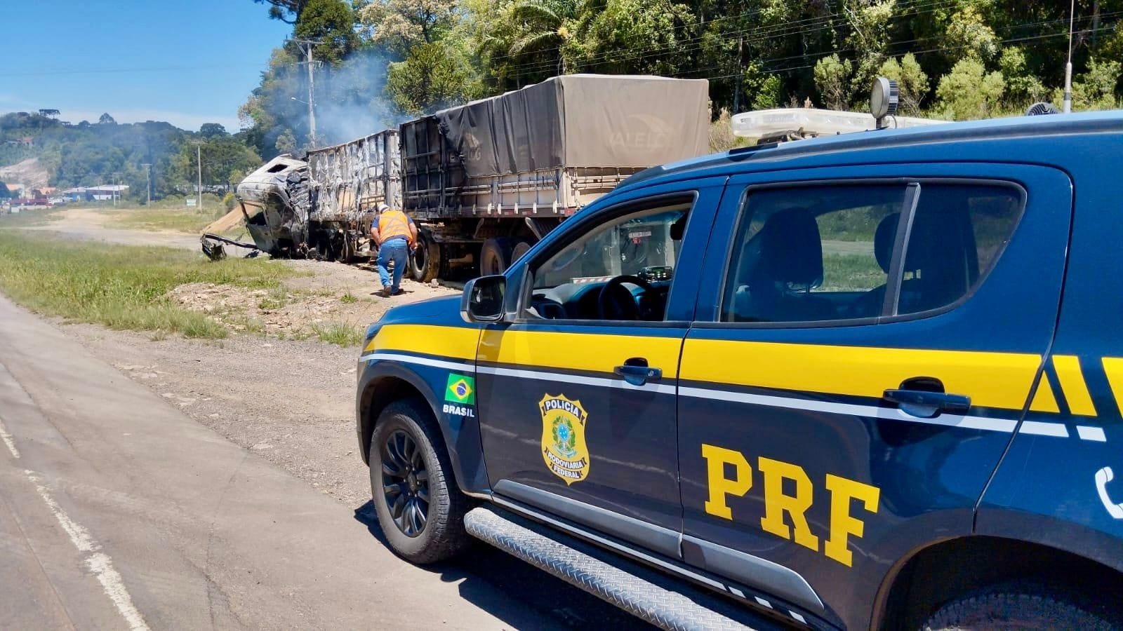 Após acidente, trânsito fica parcialmente interditado na BR-386, em Fontoura Xavier 9 Após acidente, trânsito fica parcialmente interditado na BR-386, em Fontoura Xavier