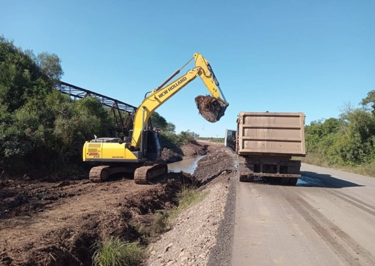 Avança obra de nova ponte sobre o Rio Capivari, em Alegrete 9 Avança obra de nova ponte sobre o Rio Capivari, em Alegrete