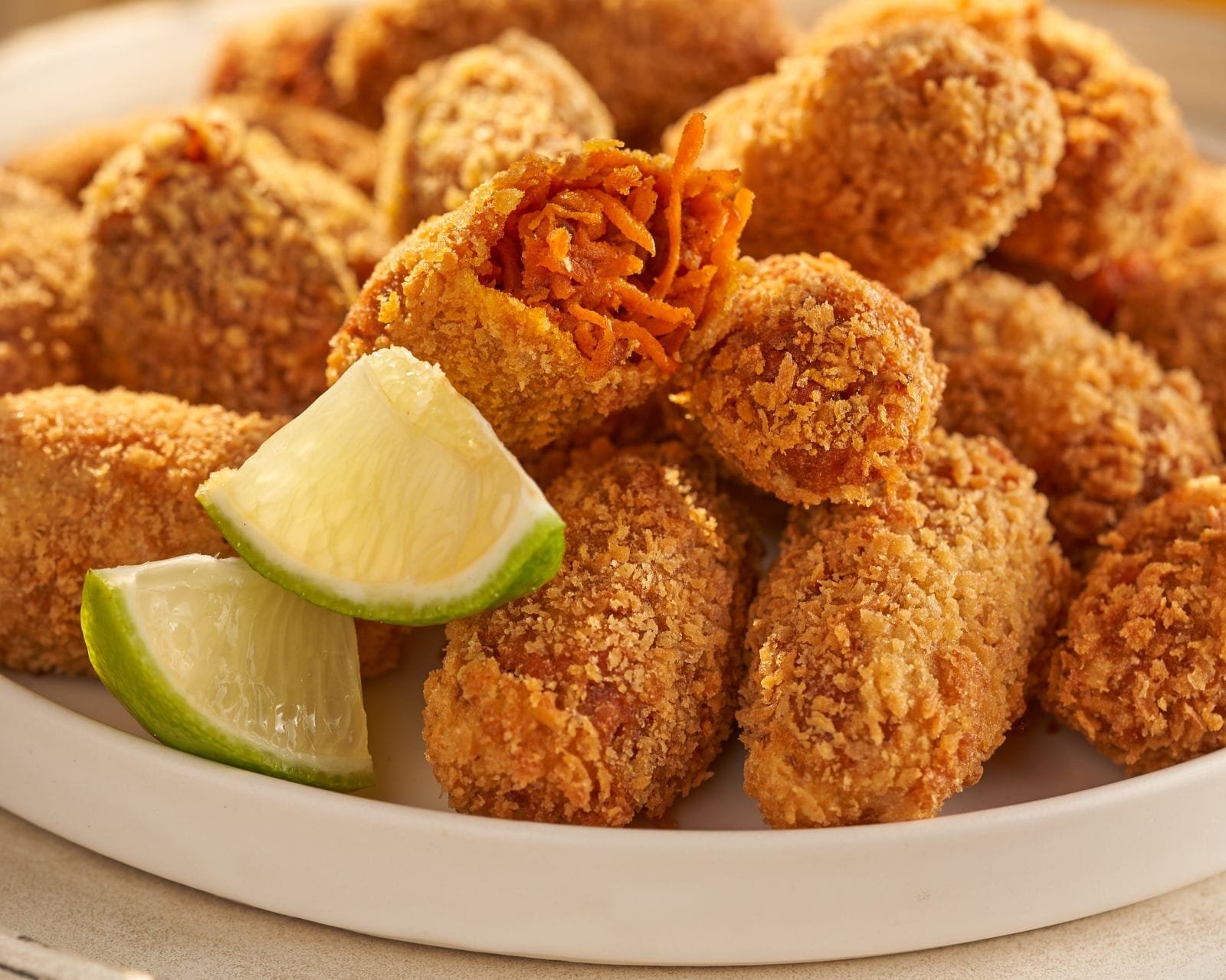 Croquete de Cenoura Crocante e Saboroso