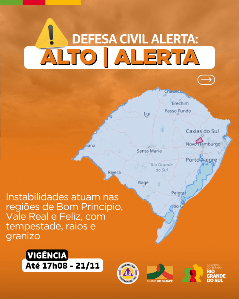 alerta defesa civil