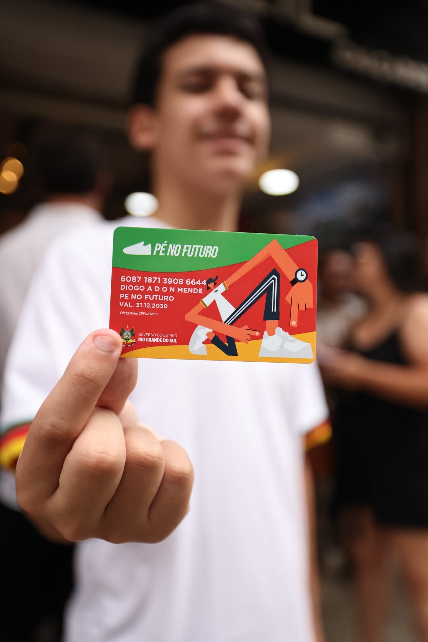 Distribuição do cartão Pé no Futuro retorna a partir de 2 de janeiro