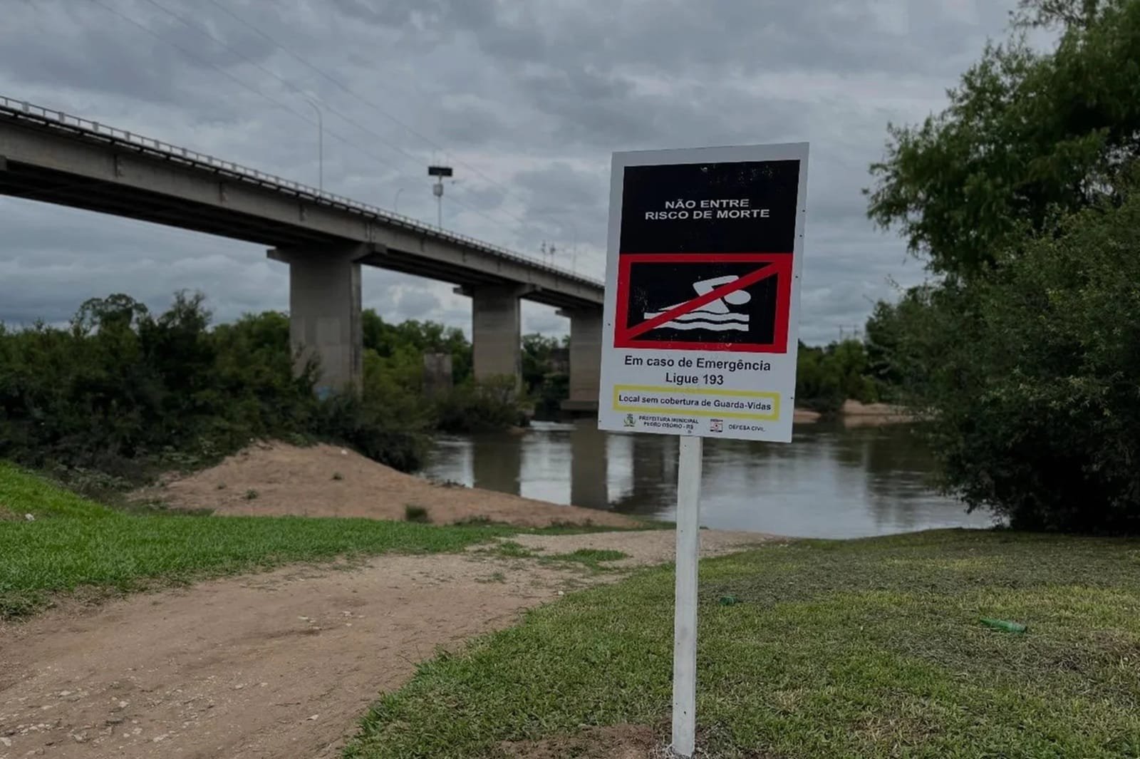 Prefeitura de Pedro Osório alerta para risco de afogamento no Rio Piratini 9 Prefeitura de Pedro Osório alerta para risco de afogamento no Rio Piratini