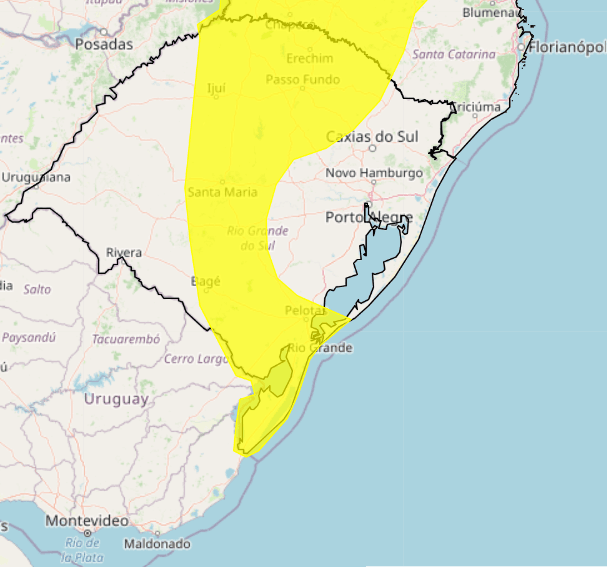 alerta amarelo inmet