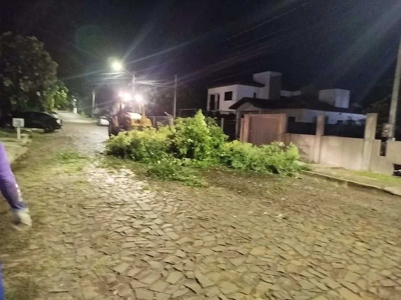 Temporal provoca estragos em São Borja