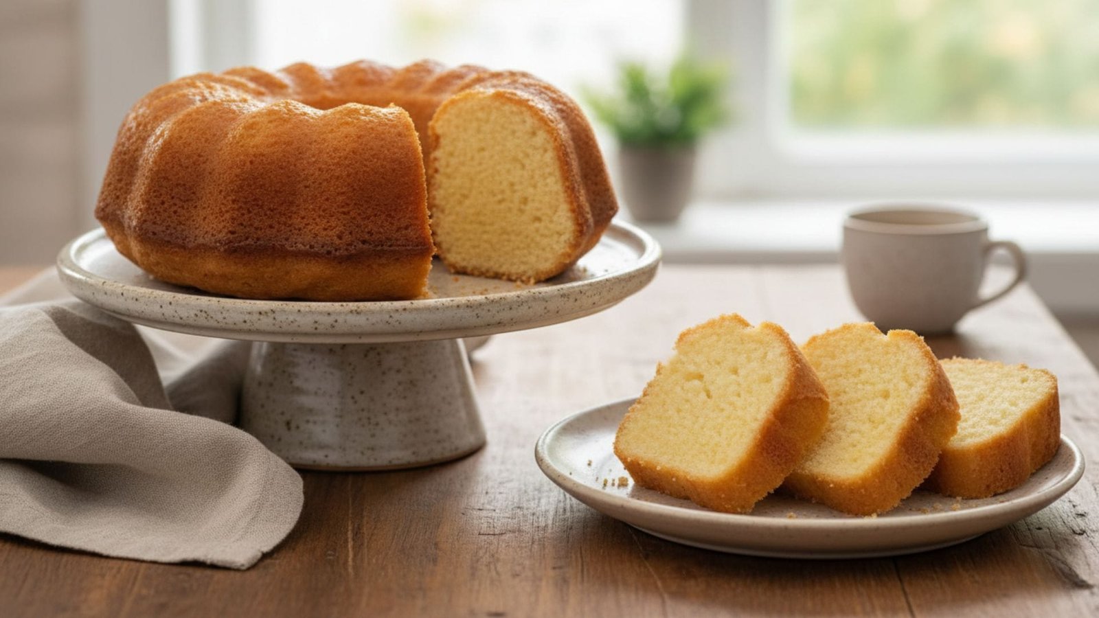 Bolo de iogurte natural