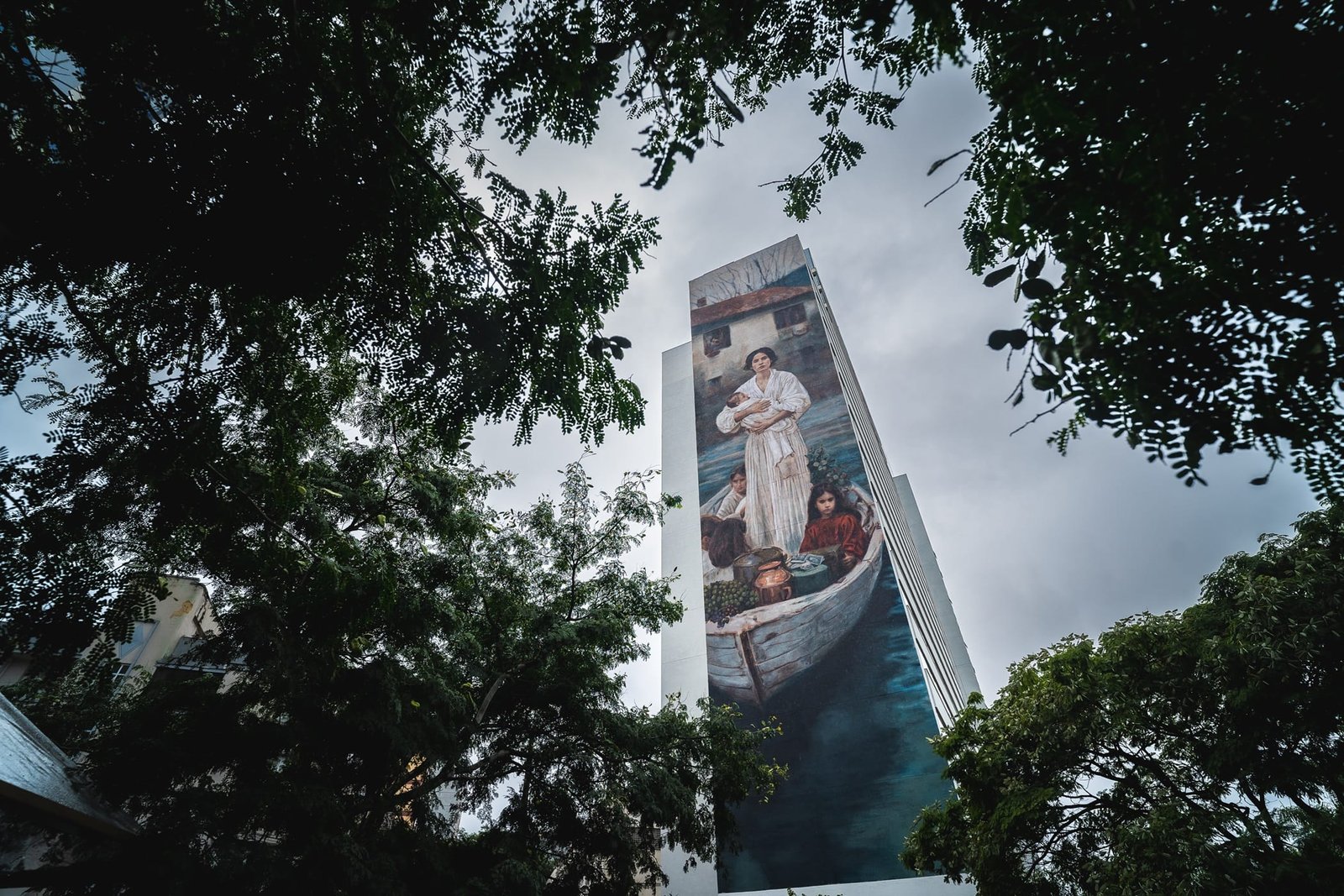 Consulado-Geral da Itália no RS inaugura mural gigante em Porto Alegre