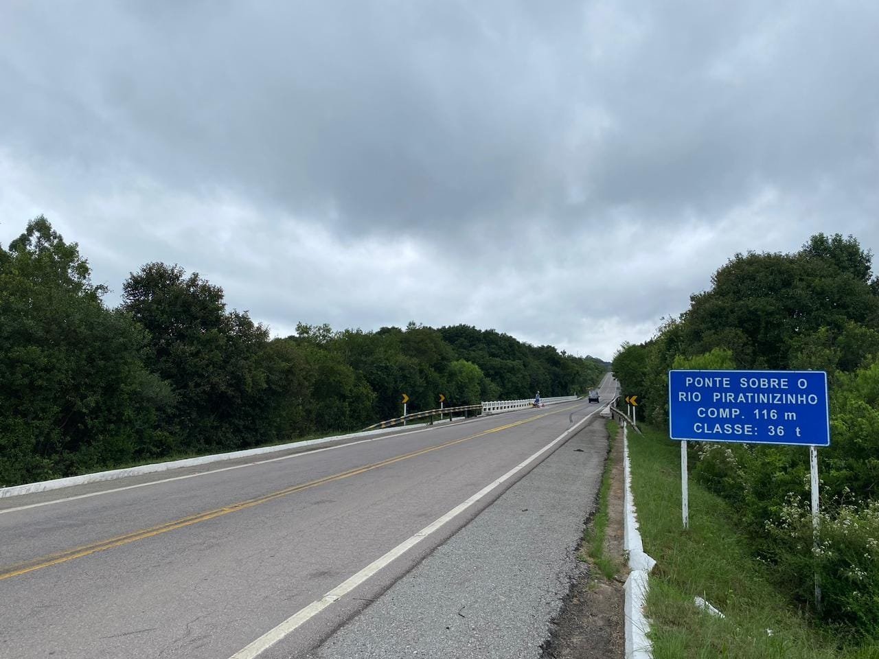 Após obra, trânsito é liberado em ponte da BR-293, em Piratini