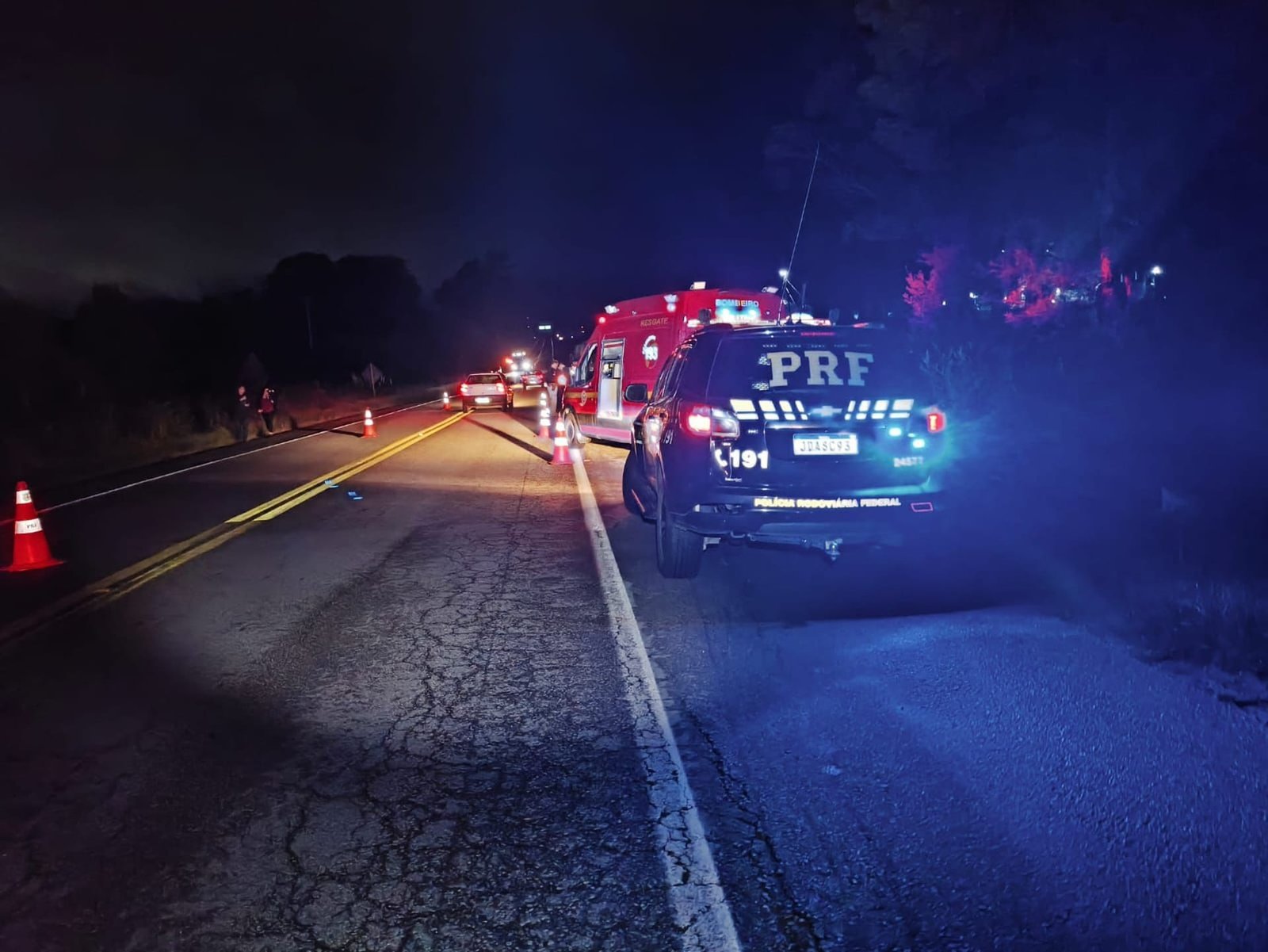 Motorista foge após acidente na BR-392, em Canguçu