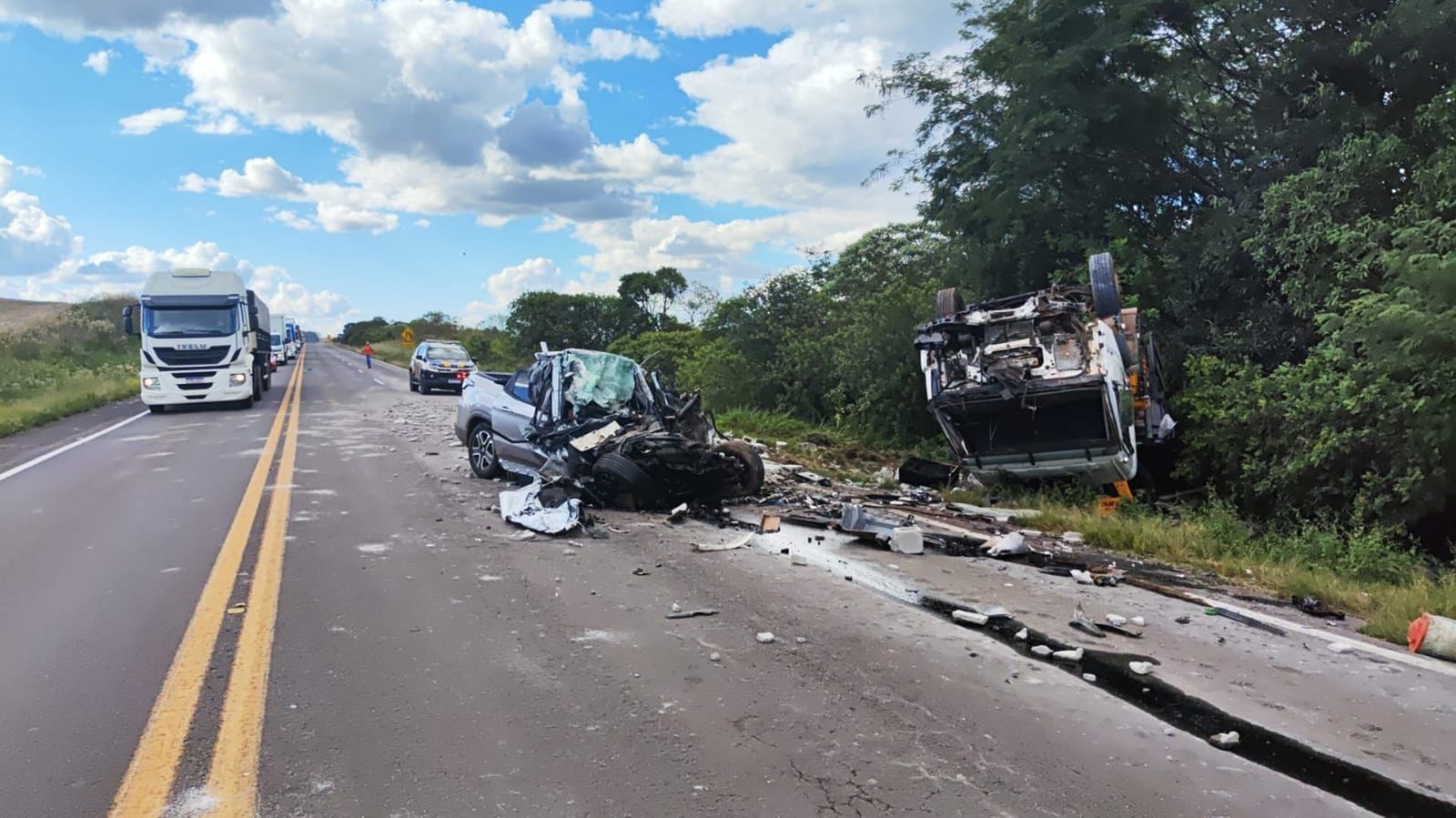 Acidente deixa 2 mortos na BR-386, Região Norte do RS