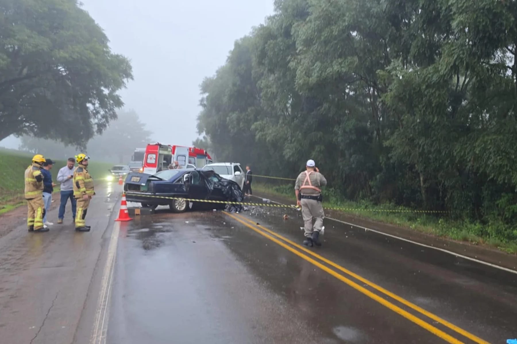Grave acidente deixa feridos e vítima fatal na RSC-153, na Região Norte do RS