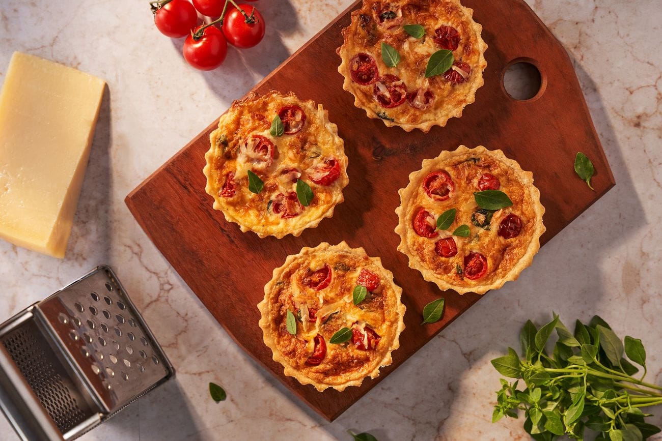 Receita de Mini Quiche
