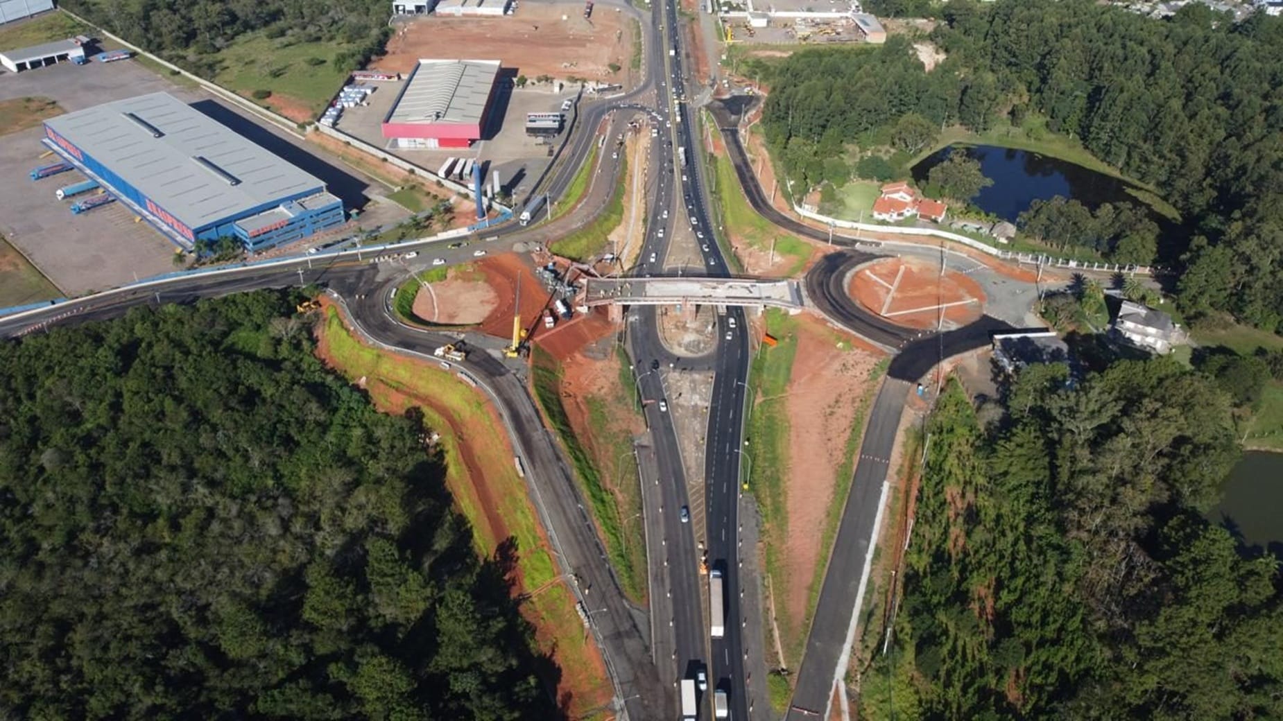 Remanejamento de rede elétrica provocará bloqueio na BR-386, em Nova Santa Rita