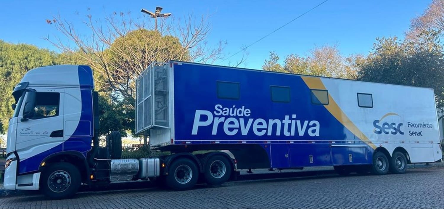 Com atendimentos gratuitos, Carreta do Sesc atenderá população de Caxias do Sul