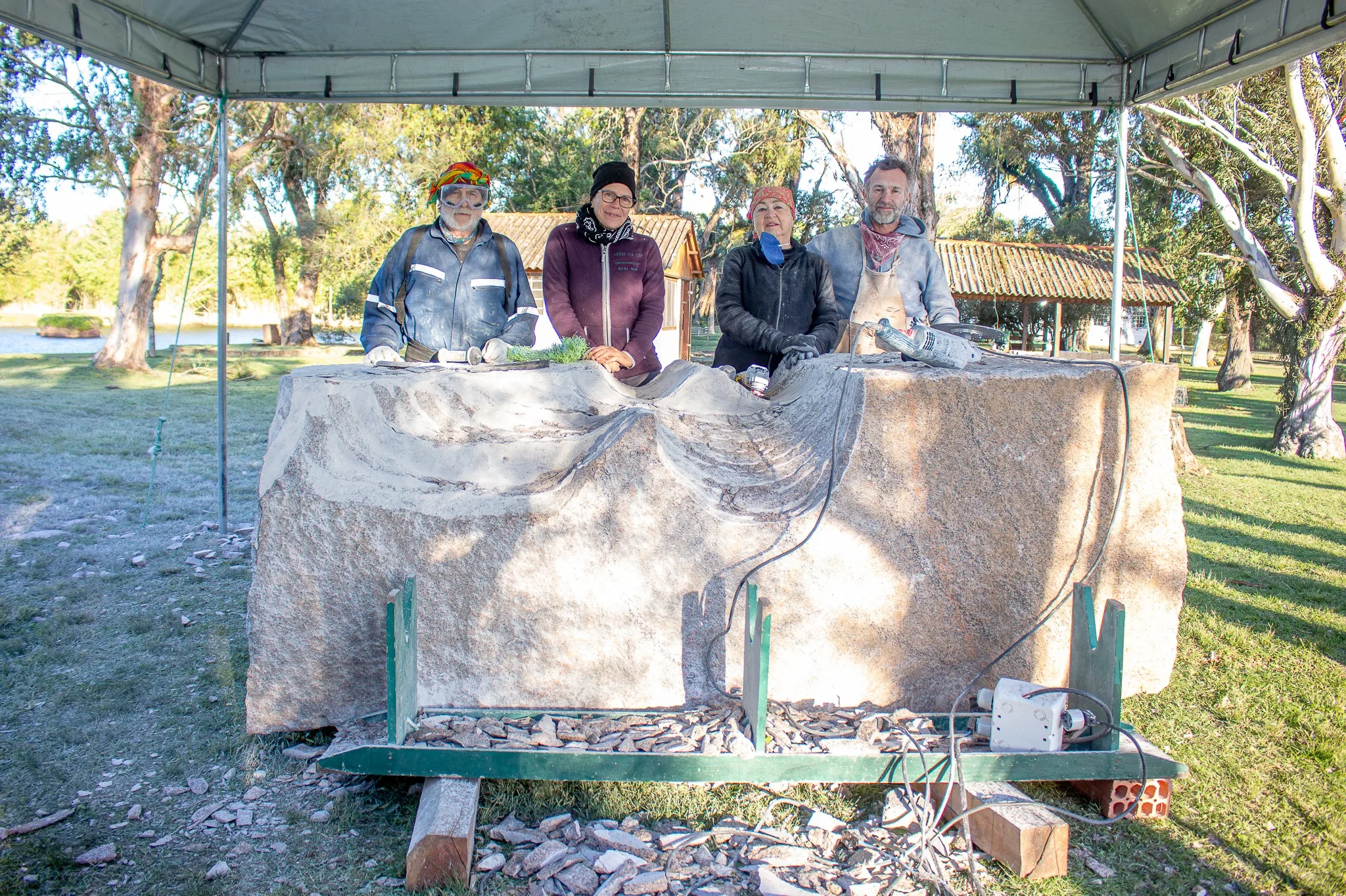 Bagé sedia 1º Simpósio Internacional de Escultura do Bioma Pampa