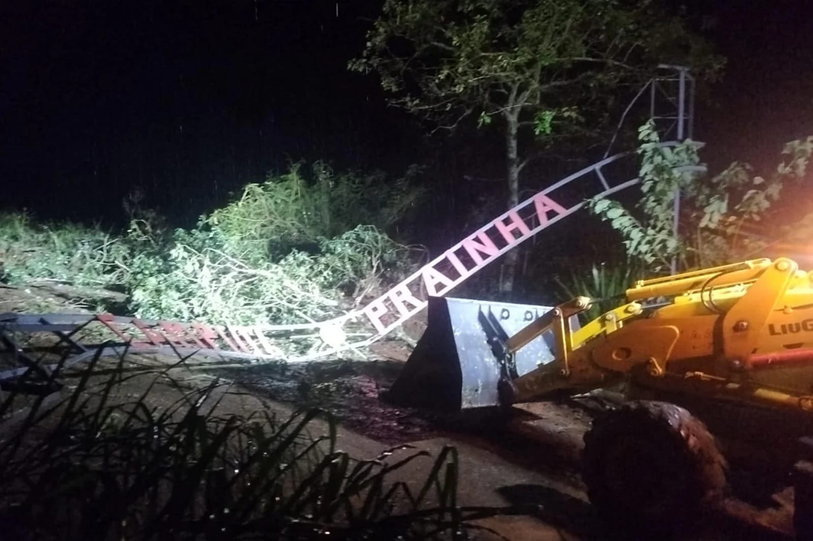 Cidade de Ernestina declara situação de emergência após temporal