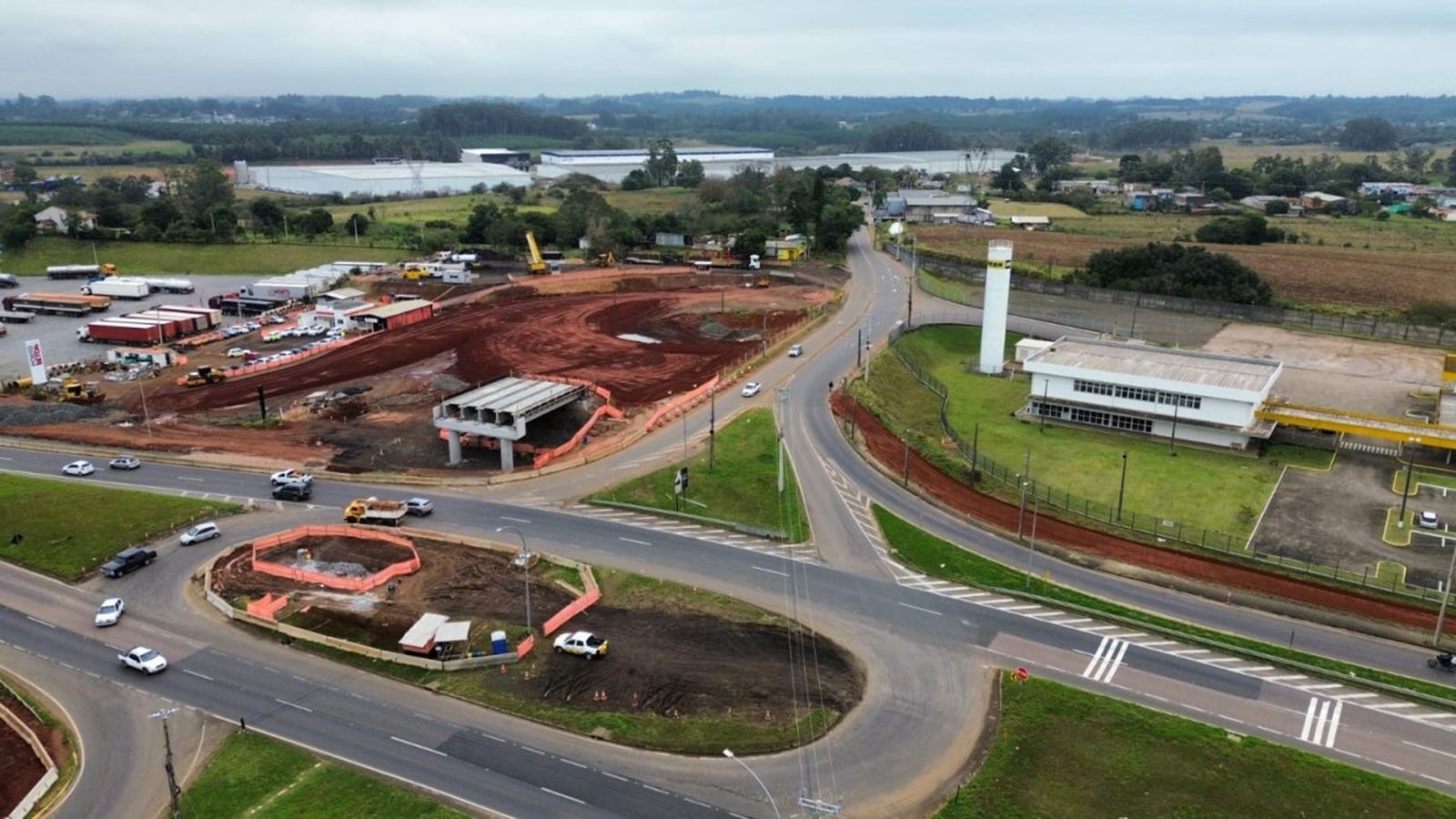 Obras de viaduto provocarão alterações no trânsito na BR-386, em Nova Santa Rita 2 Obras de viaduto provocarão alterações no trânsito na BR-386, em Nova Santa Rita