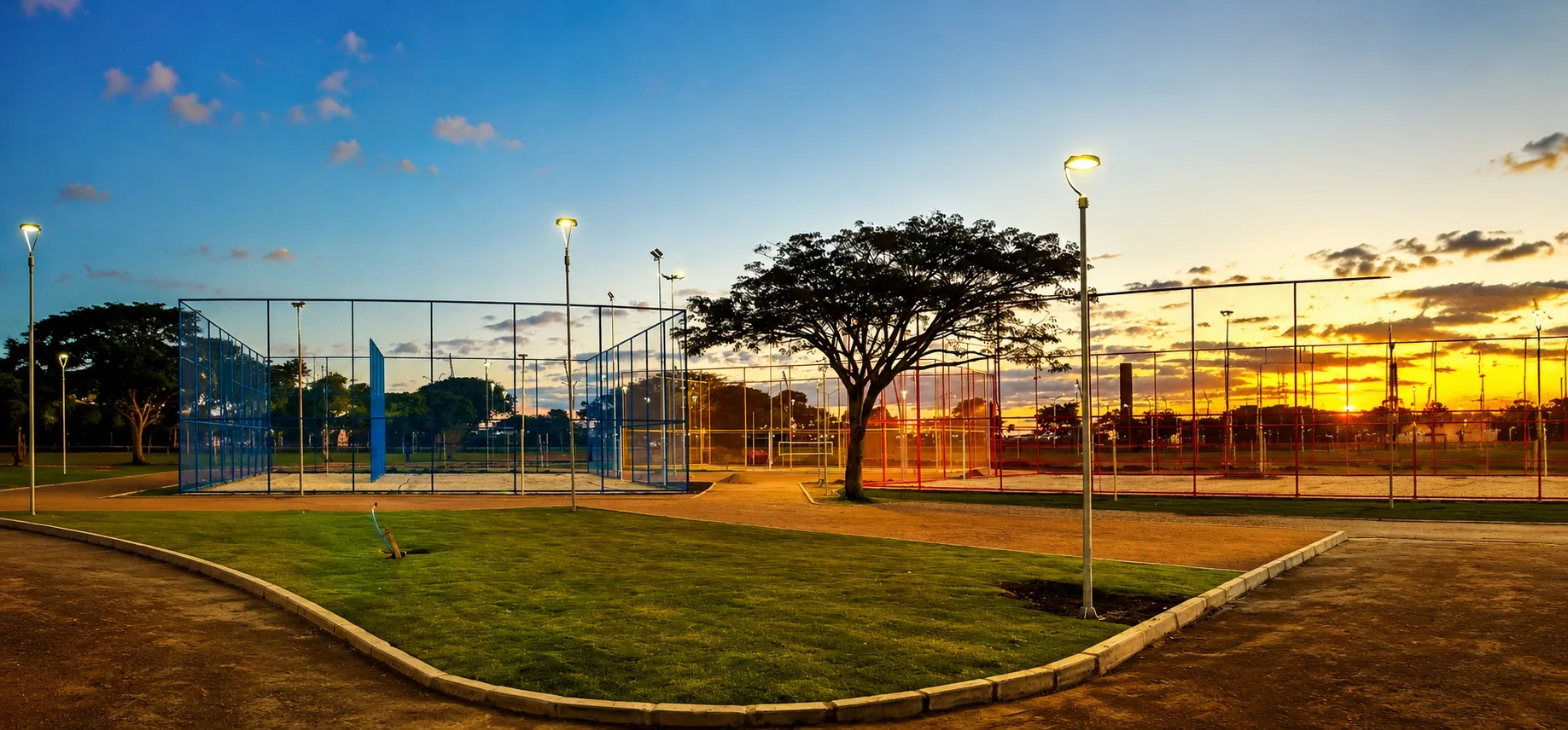 Parque Harmonia estreia quadras esportivas e embala fim de semana com shows gratuitos