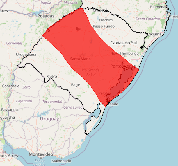 Inmet emite alerta vermelho para chuva volumosa em áreas do RS 2 alerta vermelho chuva volumosa