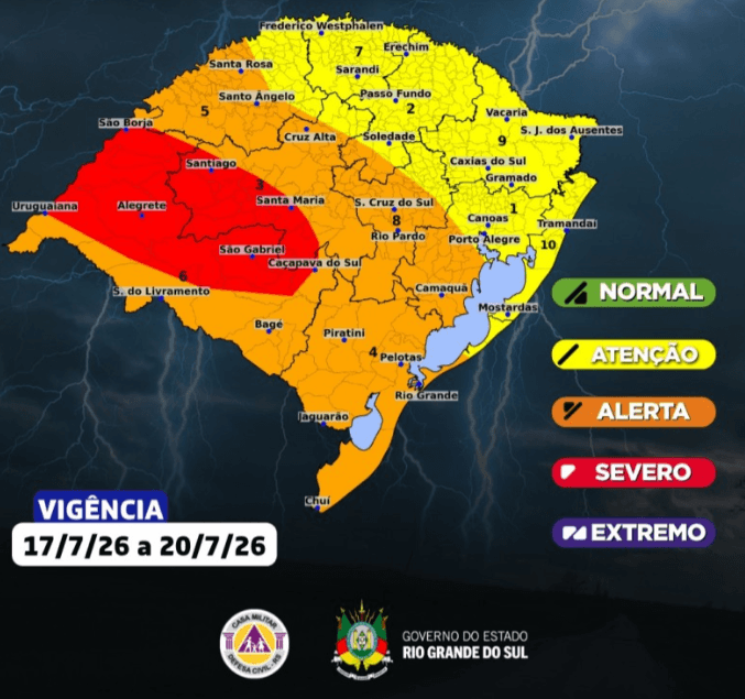 alerta vermelho defesa civil