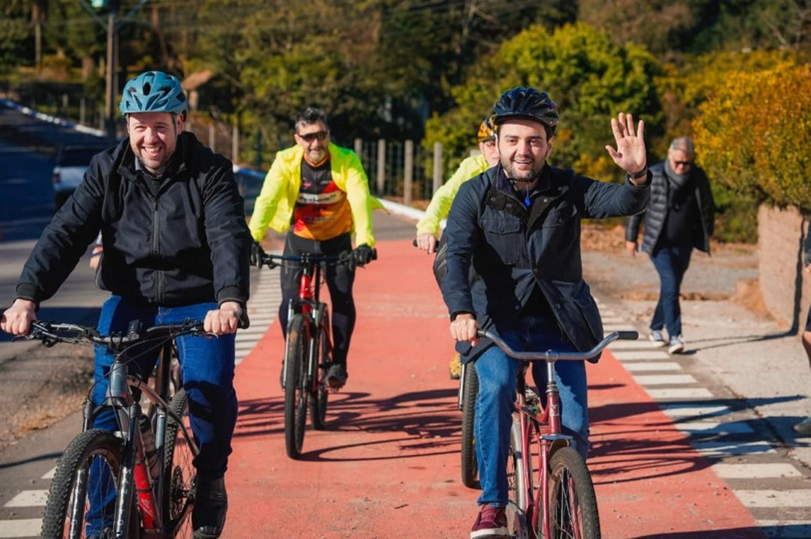 Inaugurada rota de cicloturismo que liga municípios da região Uva e Vinho, na Serra Gaúcha 2 Inaugurada rota de cicloturismo que liga municípios da região Uva e Vinho, na Serra Gaúcha