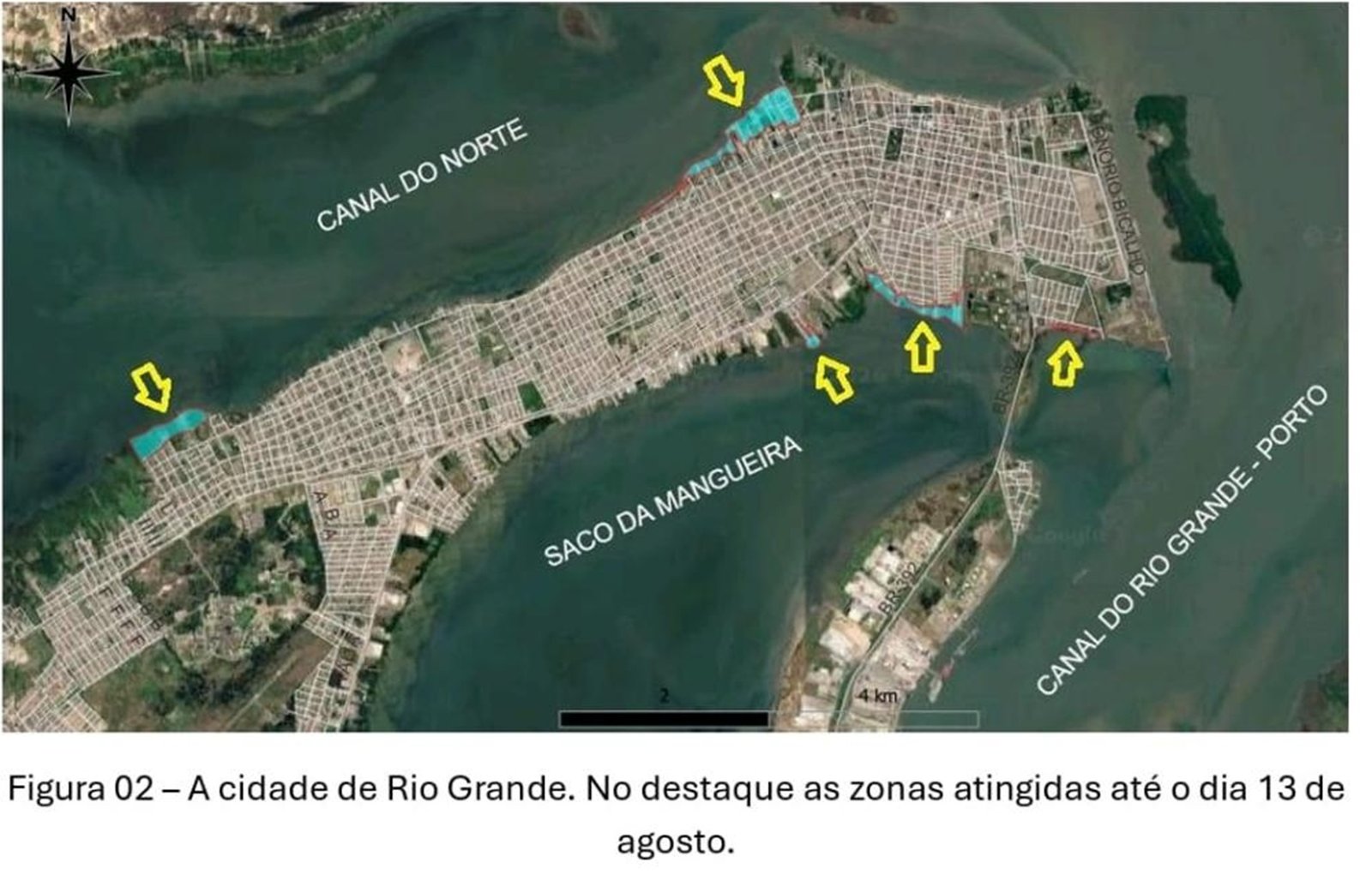 Inundações: Rio Grande decreta situação de emergência 2 Inundações: Rio Grande decreta situação de emergência